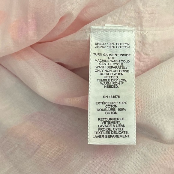 Vineyard Vines Pink and Orange Floral Blouse - Picture 8 of 9